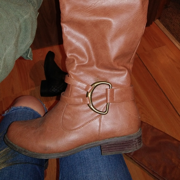 SOLD LOCAL - Chestnut Knee High Boots - Picture 4 of 4